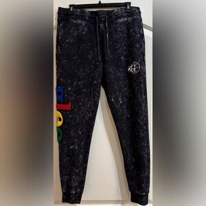 Sniper Gang Black & Gray Joggers with Glee Logo